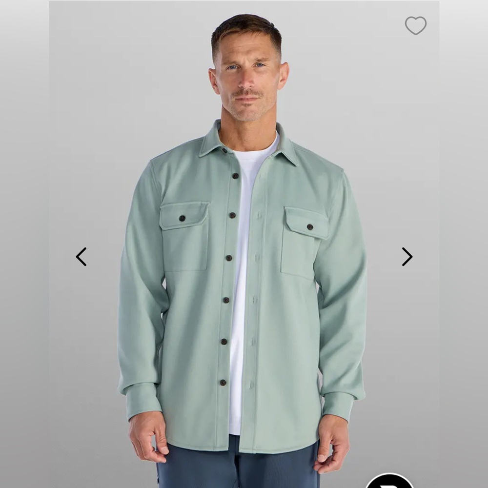 Bylt coastal overshirt light blue large, excellent condition